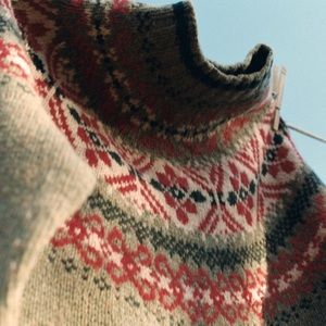 Vintage Eddie Bauer Wool Holiday Sweater